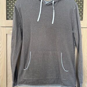 The Normal Brand Brown Hoodie with Cream Accents
